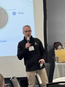 A speaker at the regional conference